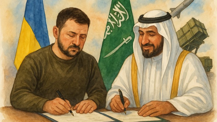 Zelensky accordo difesa arabia saudita